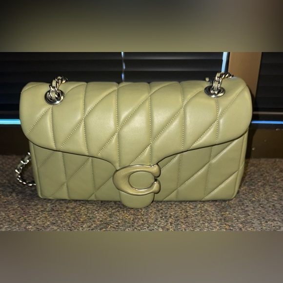Coach Handbags - Coach Quilted Shoulder Bag in Sage Green